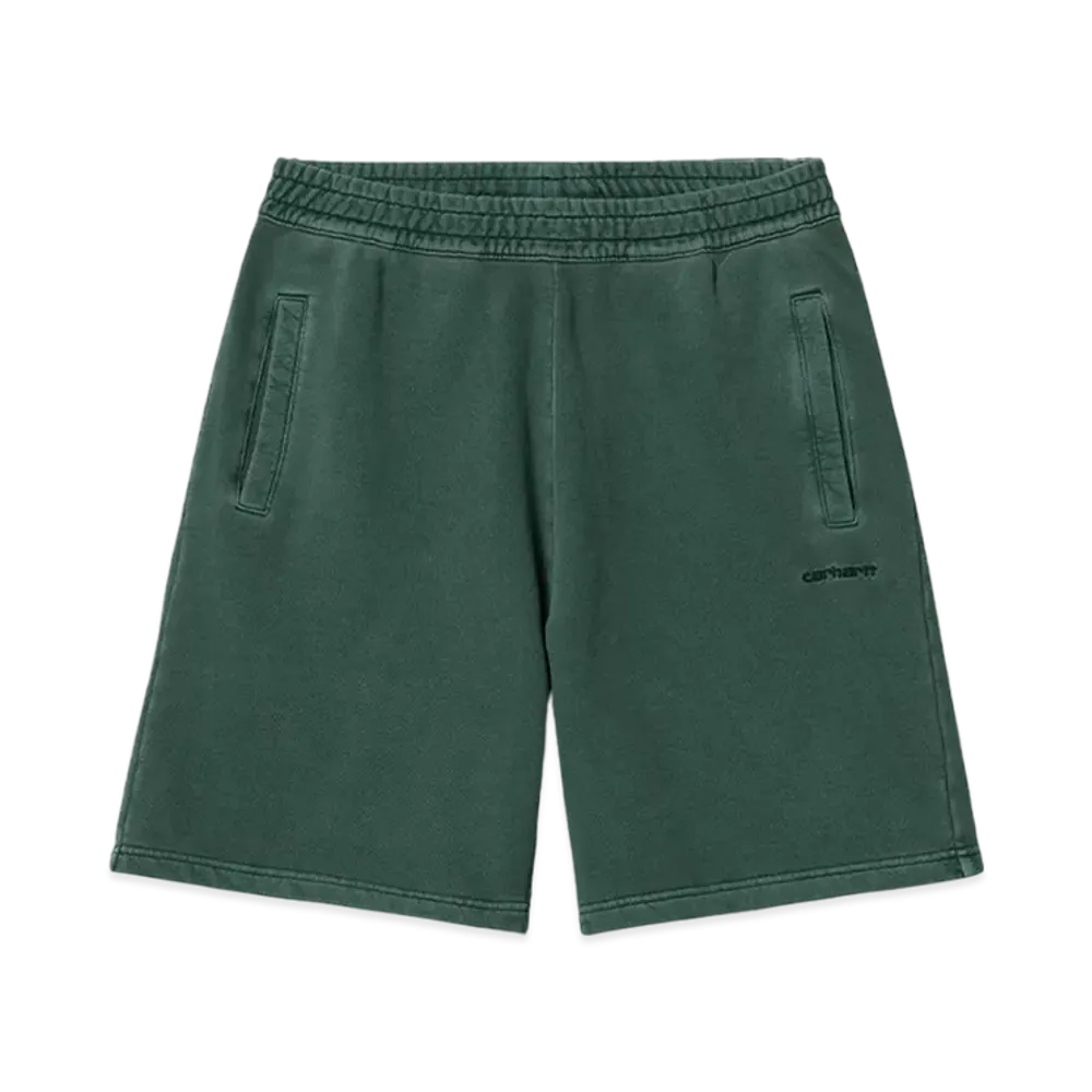 Carhartt WIP Duster Sweat Short "Discovery Green Garment Dyed"