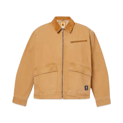 Timberland Men's Washed Canvas Jacket "Wheat"