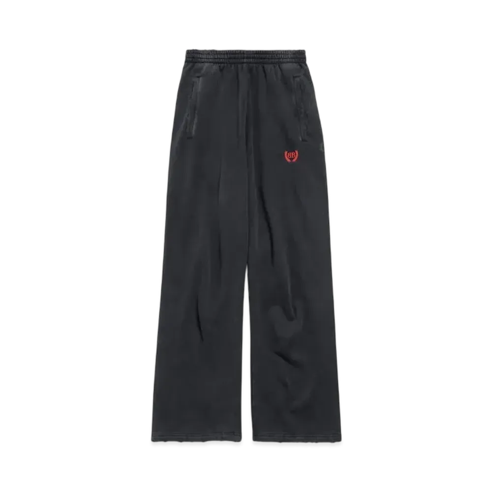 BALENCIAGA Men's Laurel Classic Baggy Sweatpants "Faded Black"