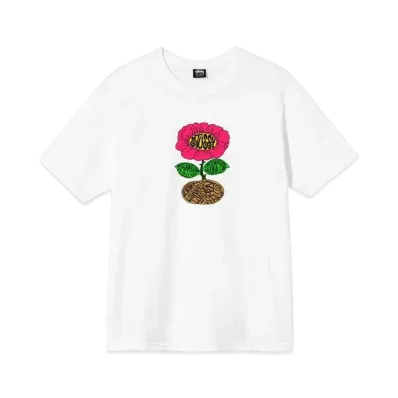 Stussy SUNFLOWER TEE "White"