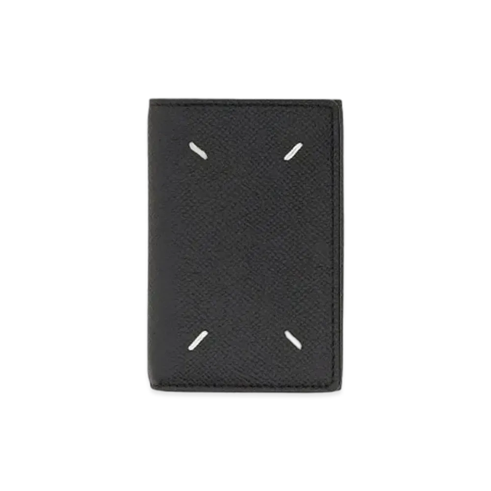 Maison Margiela Grain Leather Card Case "Black"