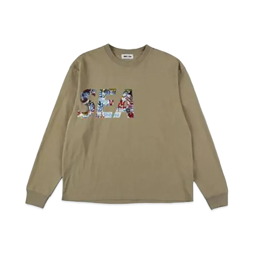 WIND AND SEA x LEE KAN KYO L/S Tee "Sand"