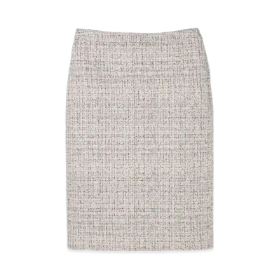 CELINE Skirt Pencil Skirt "Ivoire/Noir"