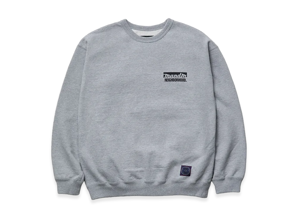 NEIGHBORHOOD x M&M . Sweat Shirt "Gray"