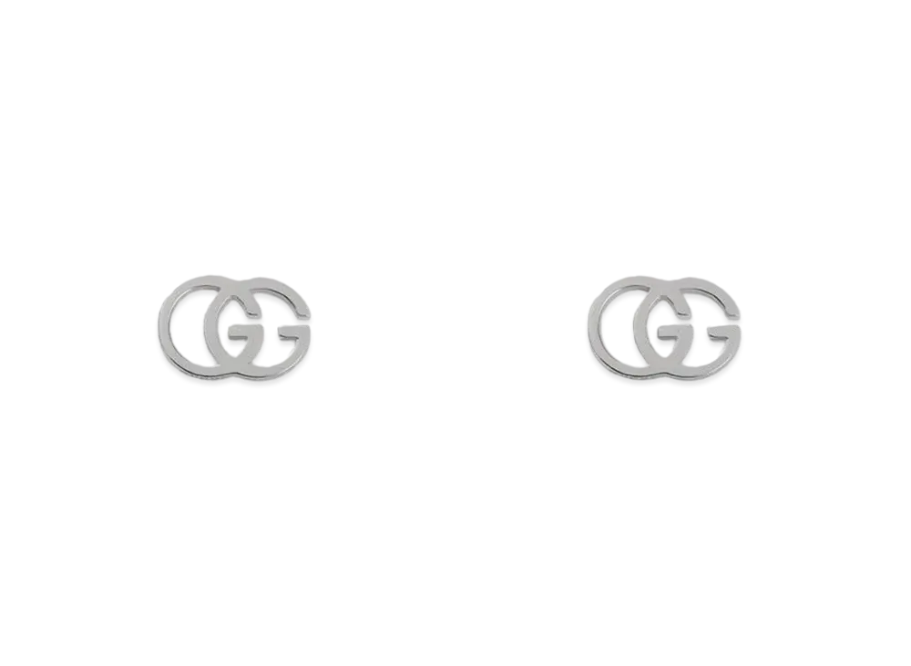 GUCCI GG TISSUE Rivet Earrings