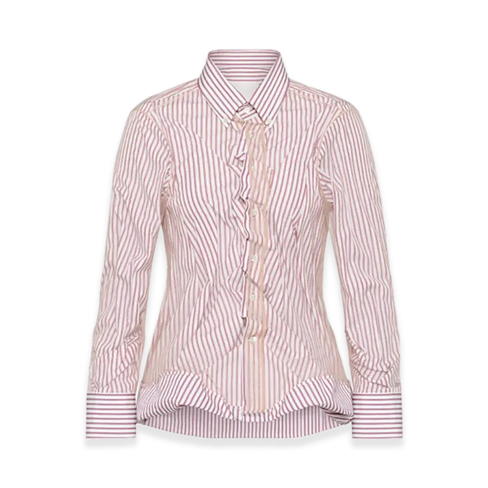 Maison Margiela Layered Tulle Shirt "Silver"