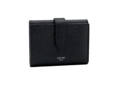 CELINE Fine Strap Wallet "Black"