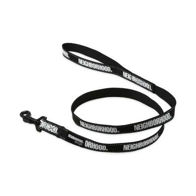 NEIGHBORHOOD Dog Leash Narrow "Black"