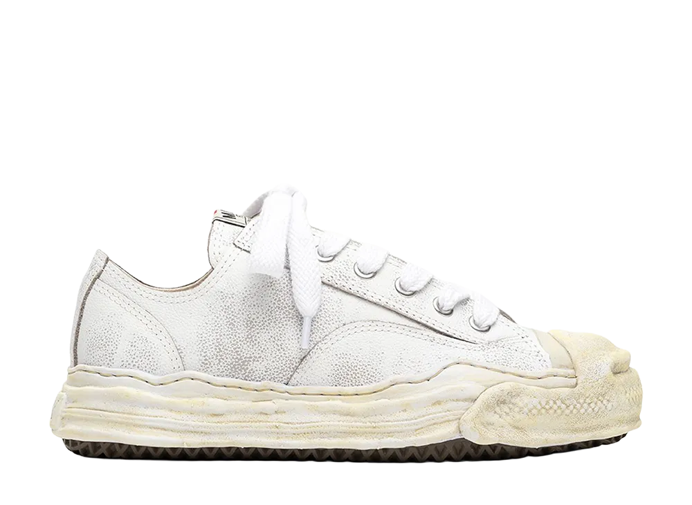 Maison MIHARA YASUHIRO HANK OG Sole Shrink Leather Low-top Sneaker "White"