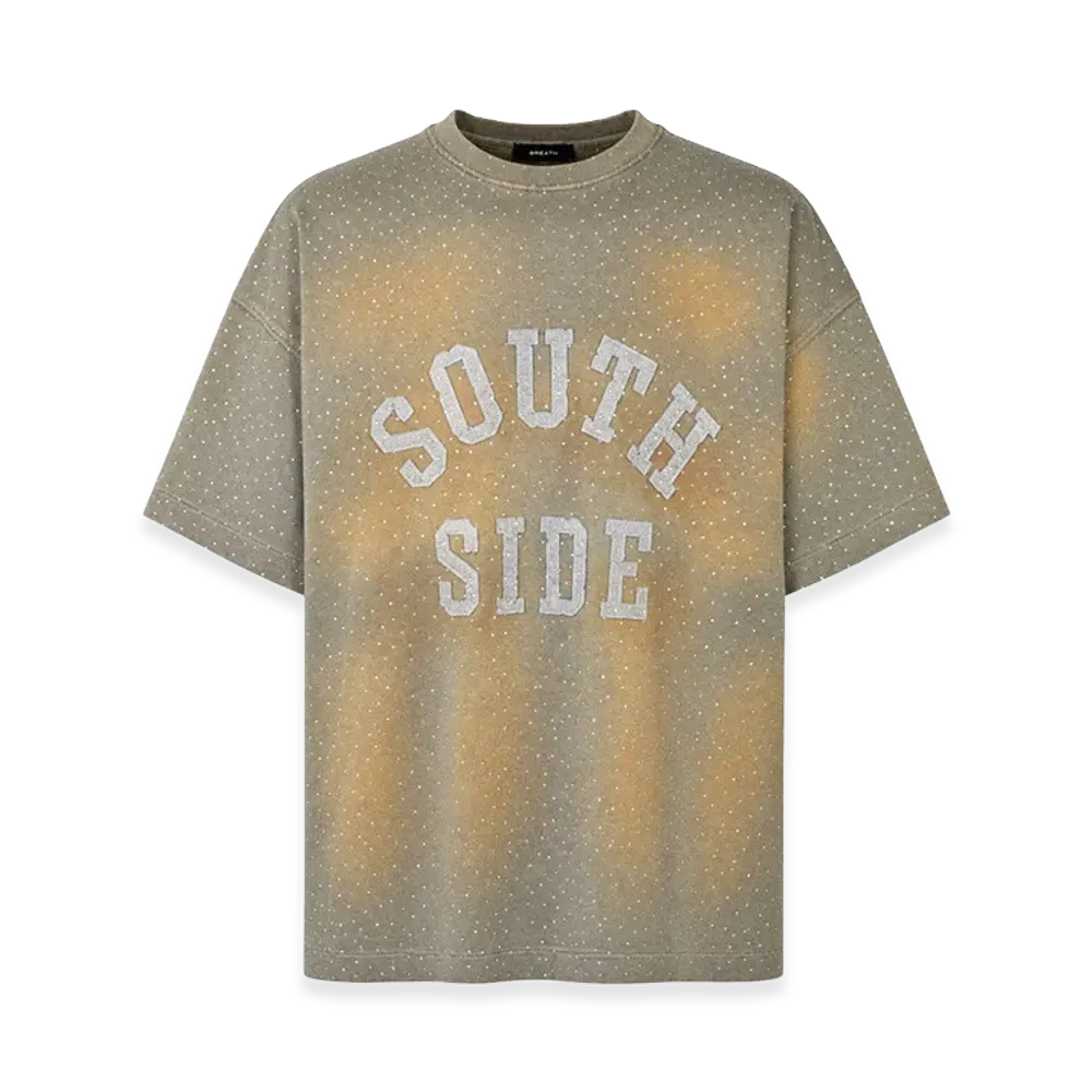 BREATH Rhinestone Wappen Tee "Indigo"
