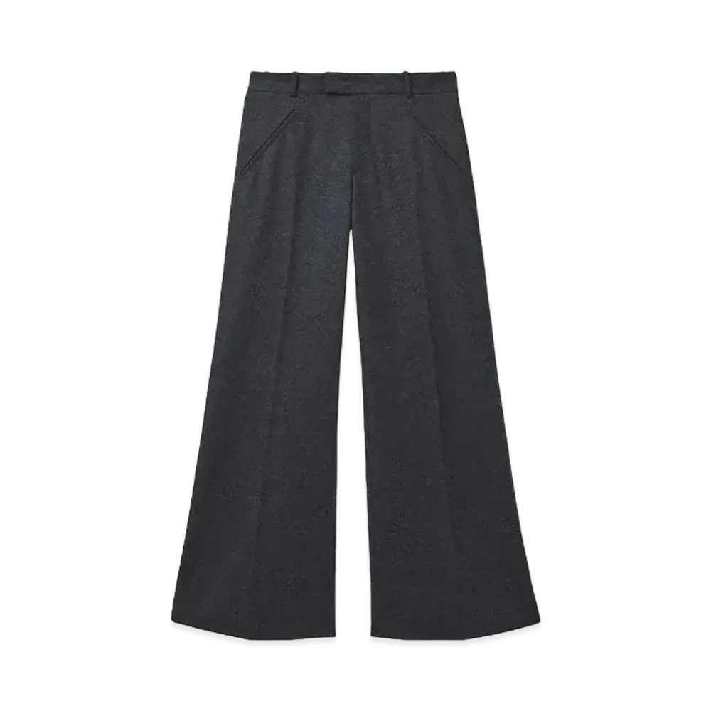Alexander McQUEEN Low-Rise Tailored Pants "Charcoal"