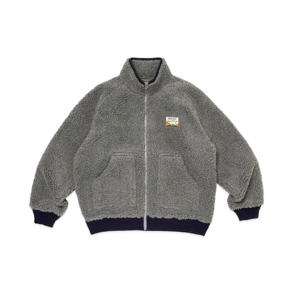 HUMAN MADE Boa Fleece Jacket "Gray"