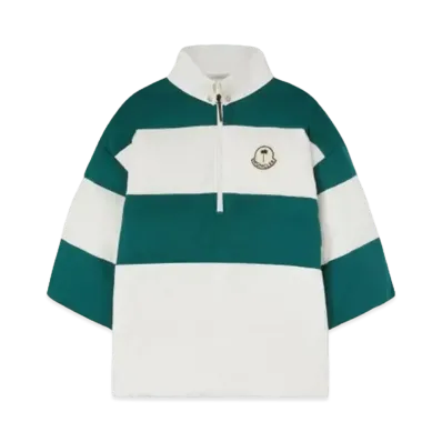 PALM ANGELS x MONCLER Genius Puffer Polo "White Green"