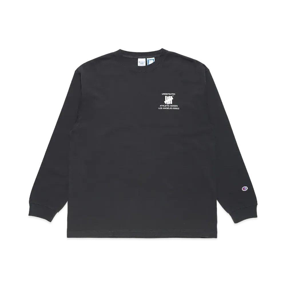 UNDEFEATED Champion Heavy Weight L/S Tee - C8-W408 "Gray"
