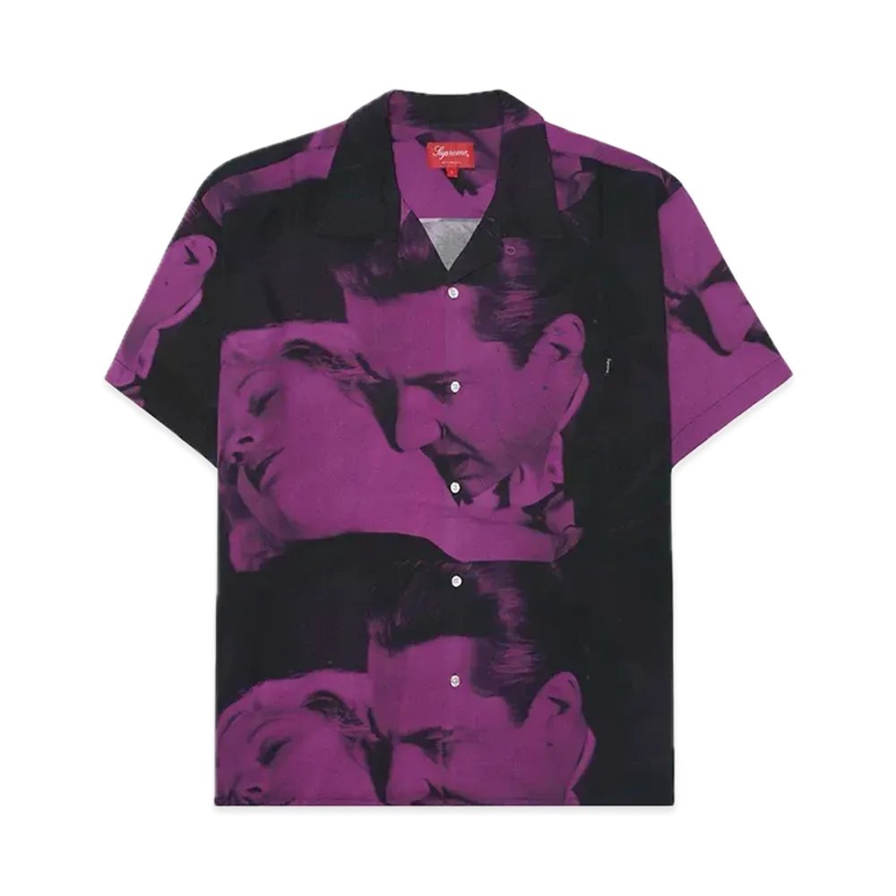 Supreme Bela Lugosi Rayon S/S Shirt "Purple"