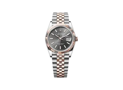 ROLEX Datejust 36 Oystersteel & Everose Gold "Grey"