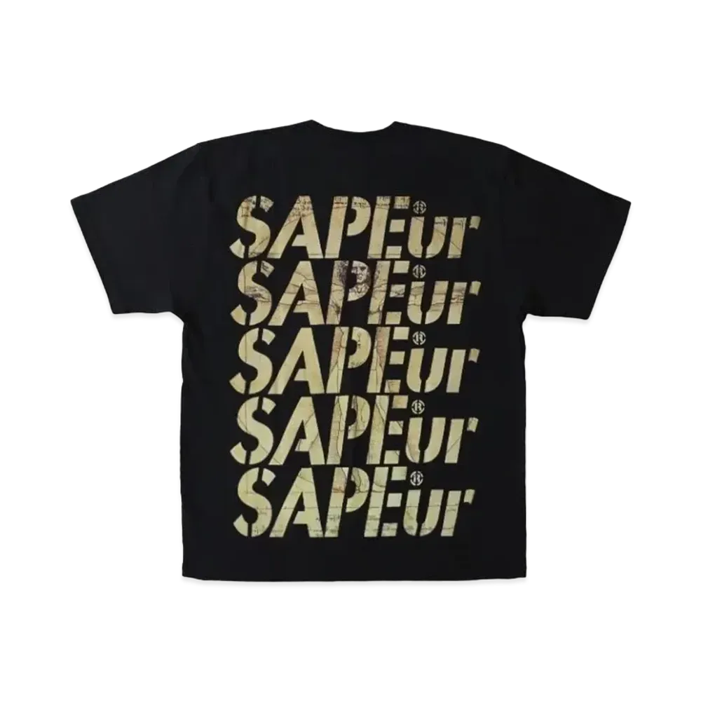 SAPEur Canon Of Proportions Leonardo Da Vinci S/S Tee "Black"