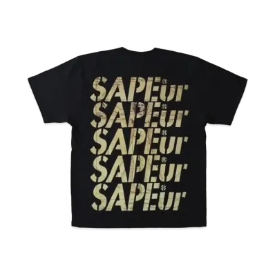 SAPEur Canon Of Proportions Leonardo Da Vinci S/S Tee "Black"