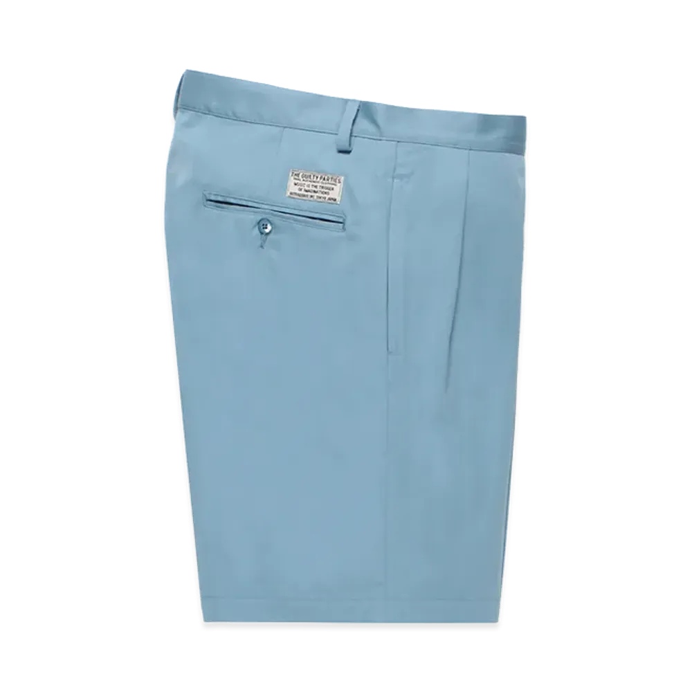 WACKO MARIA x Solbiati Double Pleated Short Trousers "Blue"