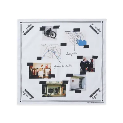 NEIGHBORHOOD x agnes b. Bandana "White"