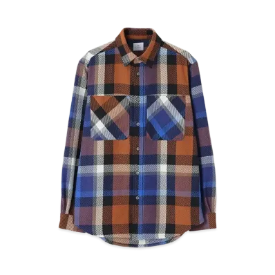 Paul Smith Retro Tartan Check Shirt "Brown"