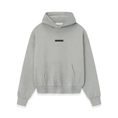 FEAR OF GOD ESSENTIALS Classic Fleece Hoodie "Concrete Heather"