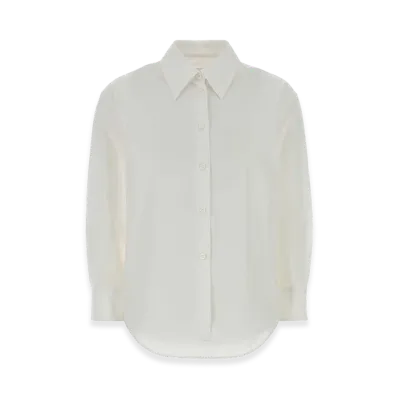 Jil Sander Women's Poplin Shirt "White"