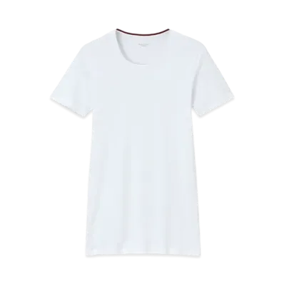 Paul Smith Pima Rice Crew Neck Undershirt Tee "White"