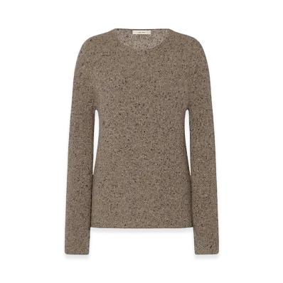 The Row Women's Maira Cashmere Sweater "Sepia"