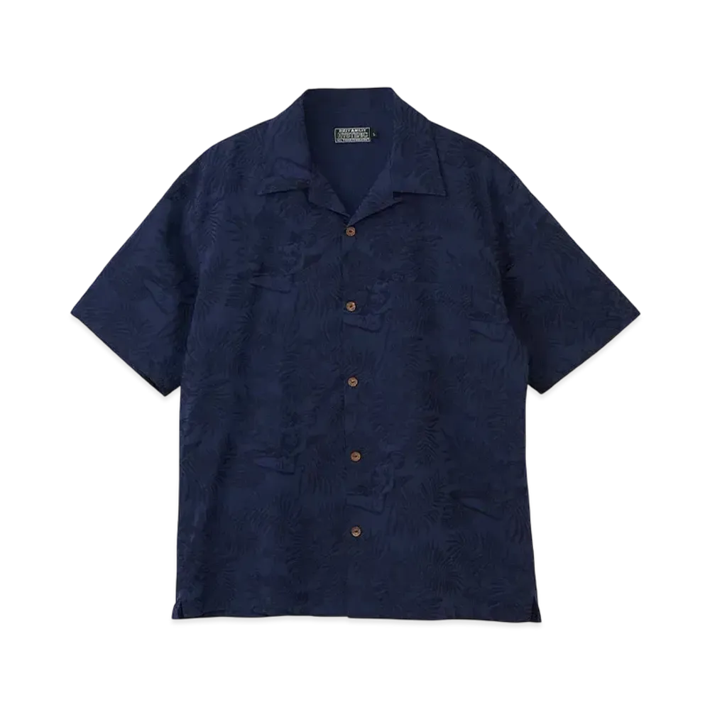 HYSTERIC GLAMOUR Tropic Hysteric Pattern Aloha Shirt "Navy"