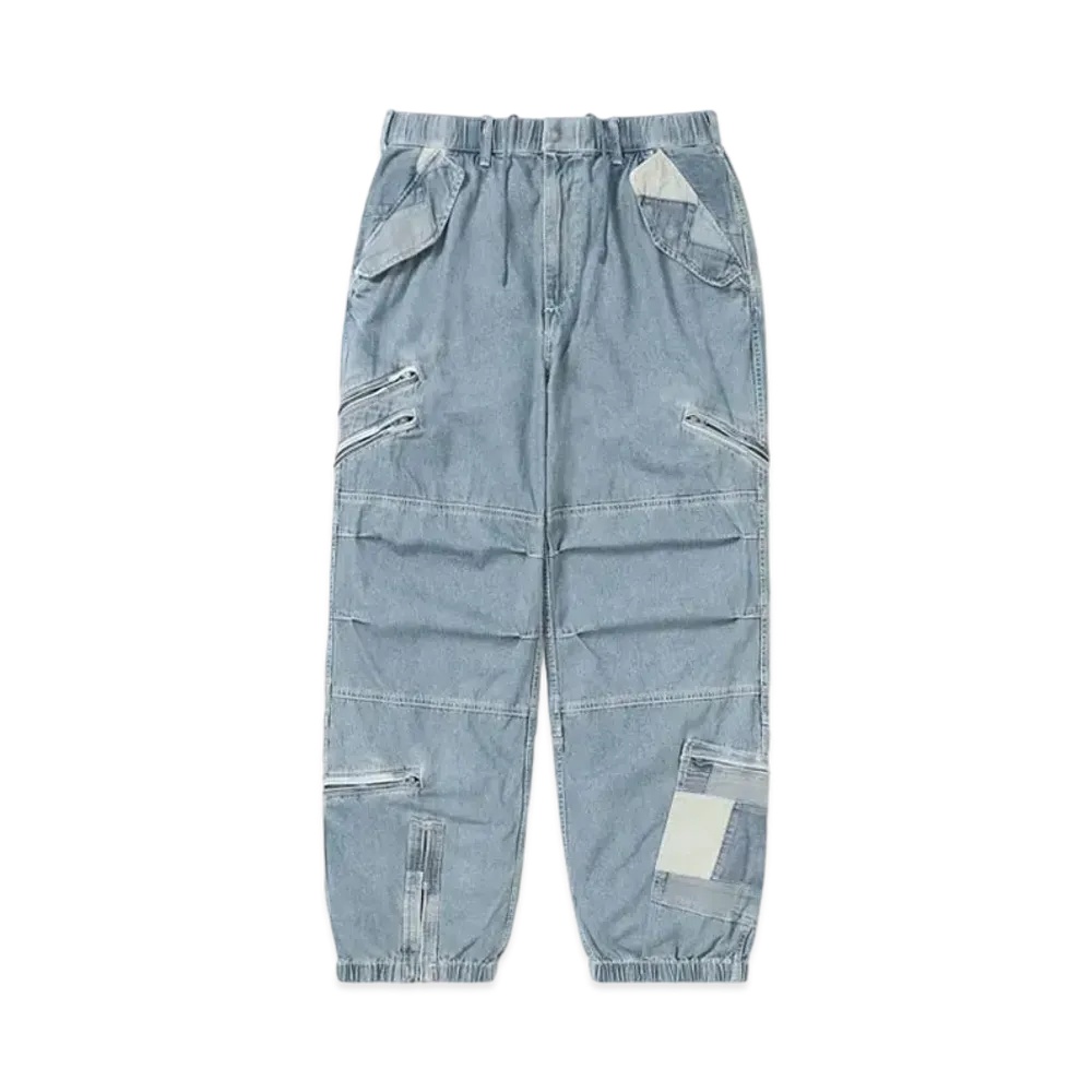 thisisneverthat Crazy Multi Zip Pant "Washed Blue"