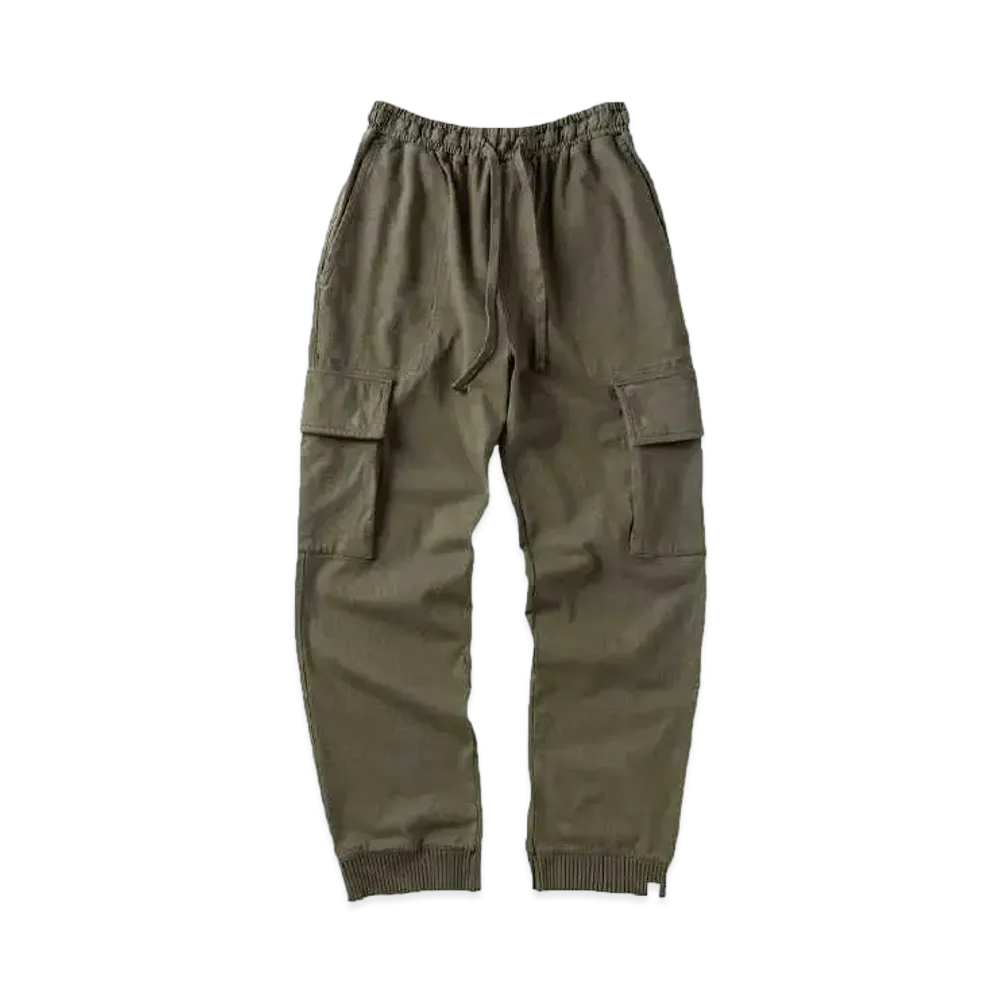 Perfect ribs Light Basic Cargo Pants "Army"