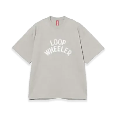 BEAMS JAPAN x LOOPWHEELER Graphic T-Shirt "Heather Gray"
