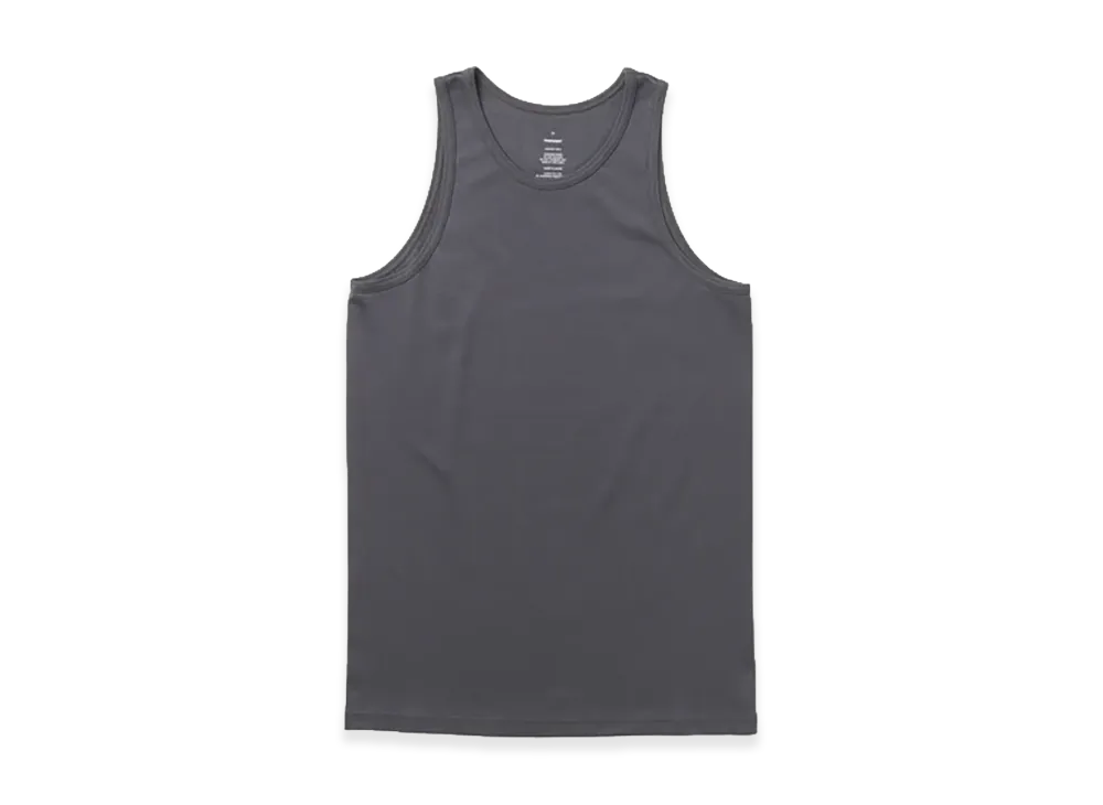 Graphpaper American Sea Island Cotton Tank Top "Gray"