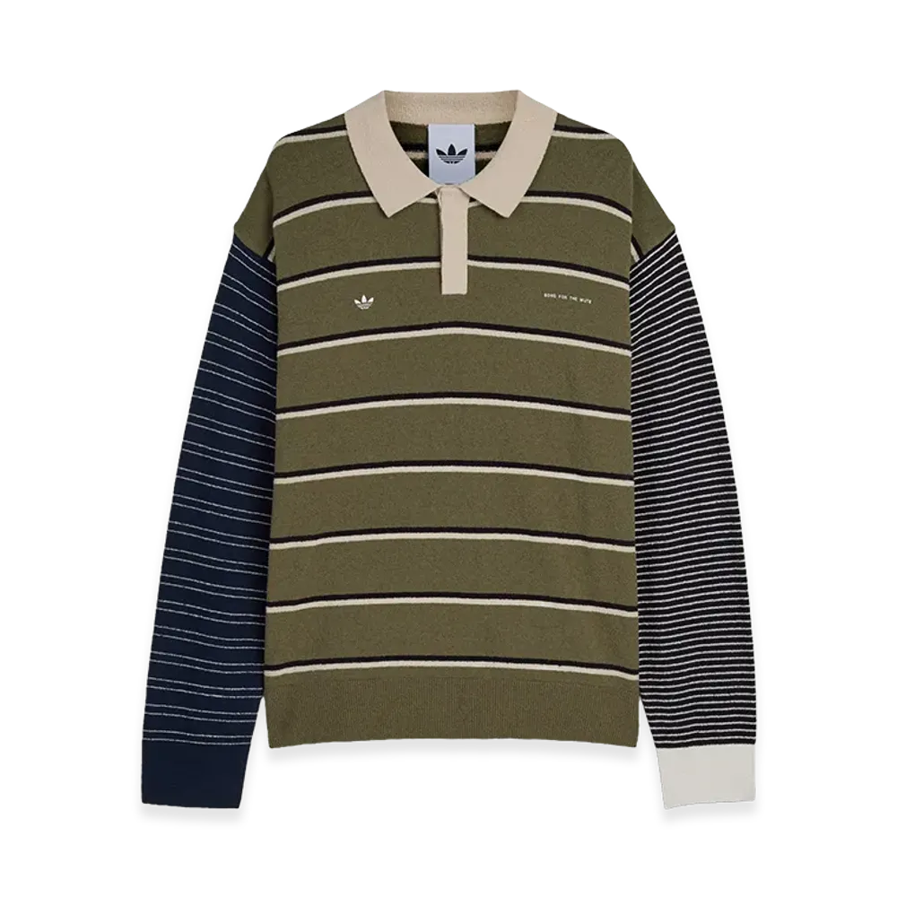 adidas x Song for the Mute 007 Long Sleeve T-Shirt "Olive Strata/Alumina/Black"