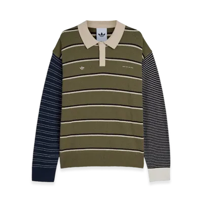 adidas x Song for the Mute 007 Long Sleeve T-Shirt "Olive Strata/Alumina/Black"
