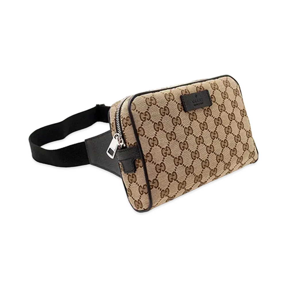 GUCCI GG Canvas Body Bag "Brown"