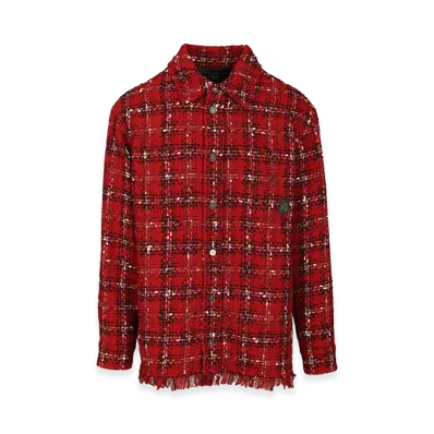 AMIRI Flannel Jacket "Red Rose"