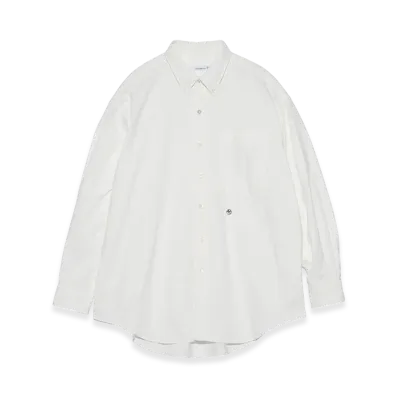 nanamica Button Down Wind Shirt "White"