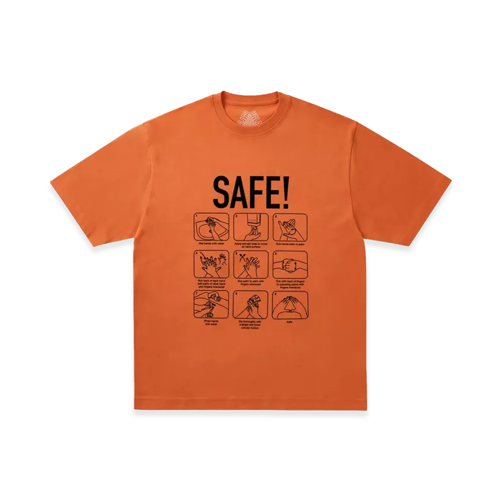 PALACE Safe T-Shirt "Pop Orange"