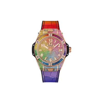 HUBLOT Big Bang One Click Rainbow King Gold 39mm