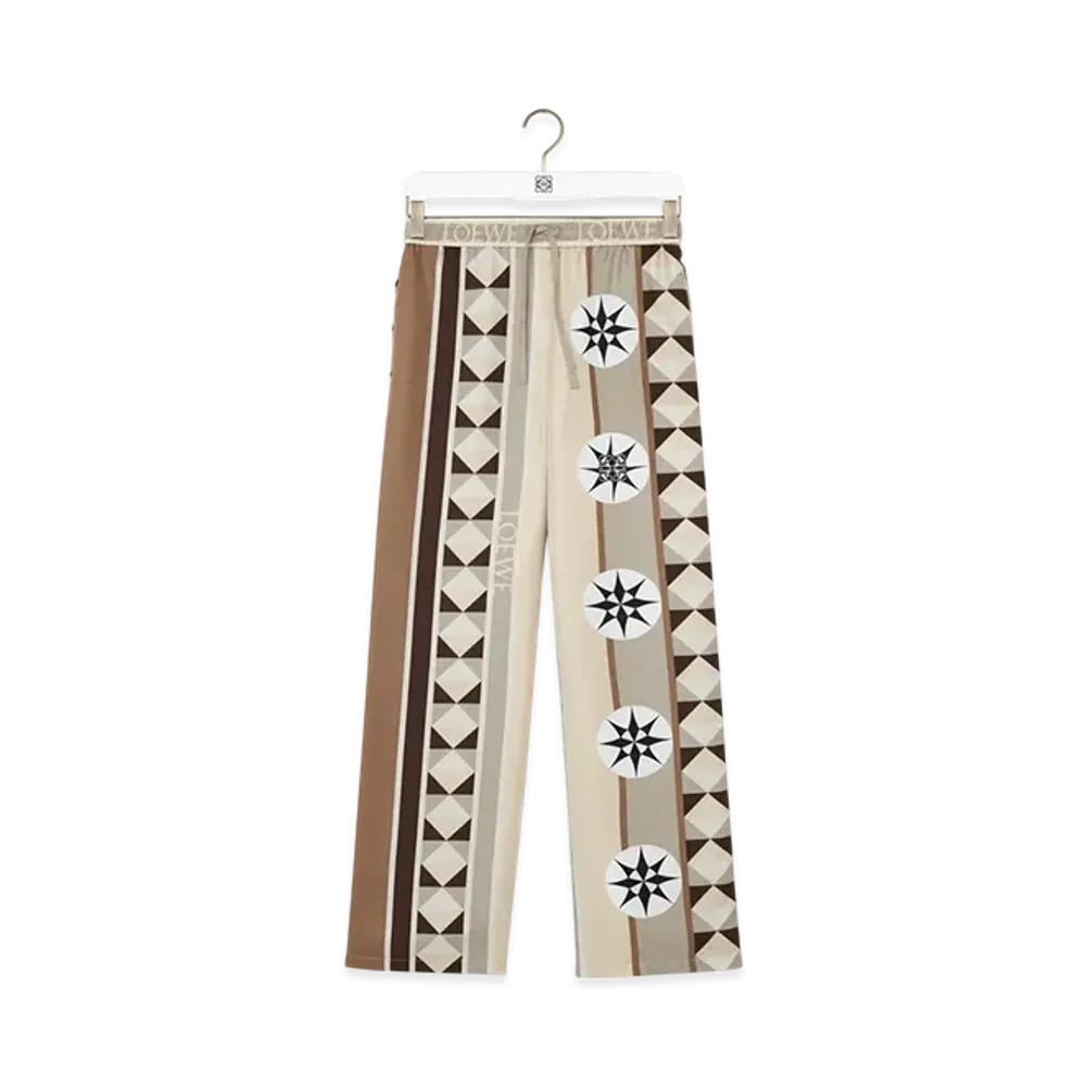LOEWE Pajama Trousers "Beige/Multicolor"