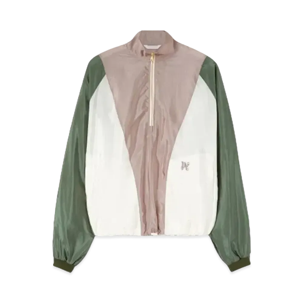 PALM ANGELS Monogram Colorblock Anorak "Lilac Multicolor"