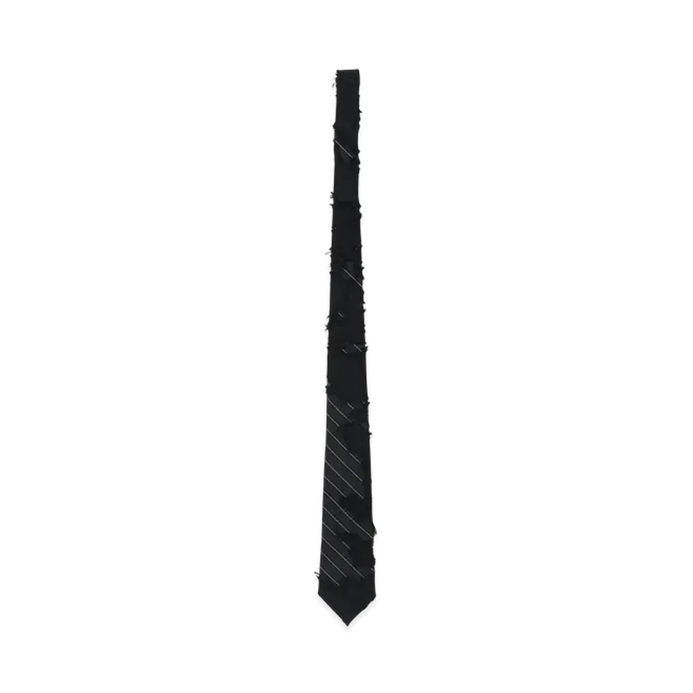 Ground Y x CHAINSAW MAN Collaborate Collection Chainsaw Oparl Finishing Tie Type.A "Gray/Black"
