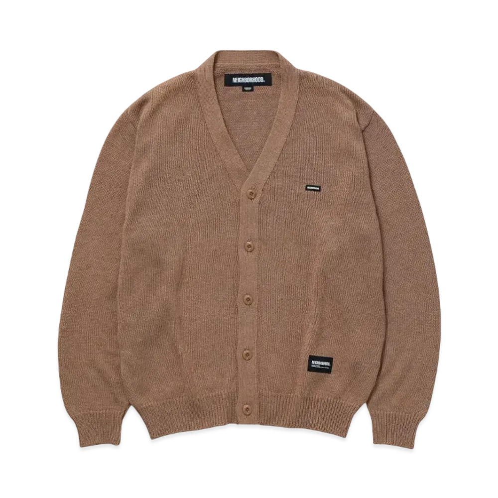 NEIGHBORHOOD Plain Cardigan "Brown"