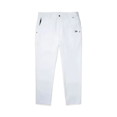 NEW ERA Golf Tapered Stretch Pants "White"