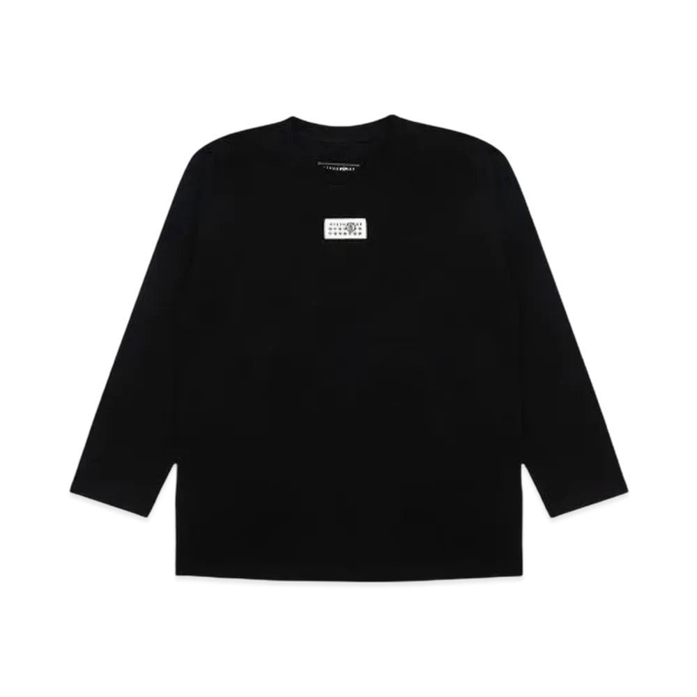 MM6 Maison Margiela Numeric Signature Long Sleeve T-Shirt "Black"