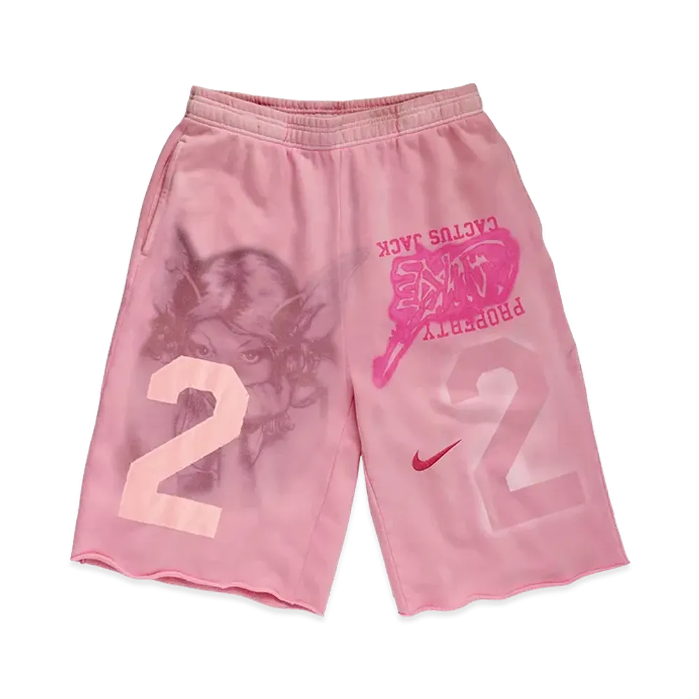 Travis Scott Cactus Jack x Nike Property Of Shorts "Pink"