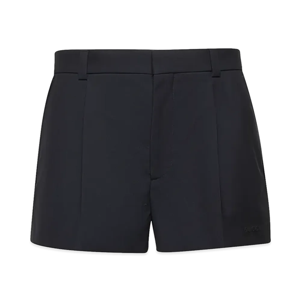 GUCCI Graphite Twill Bermuda Shorts "Grey"