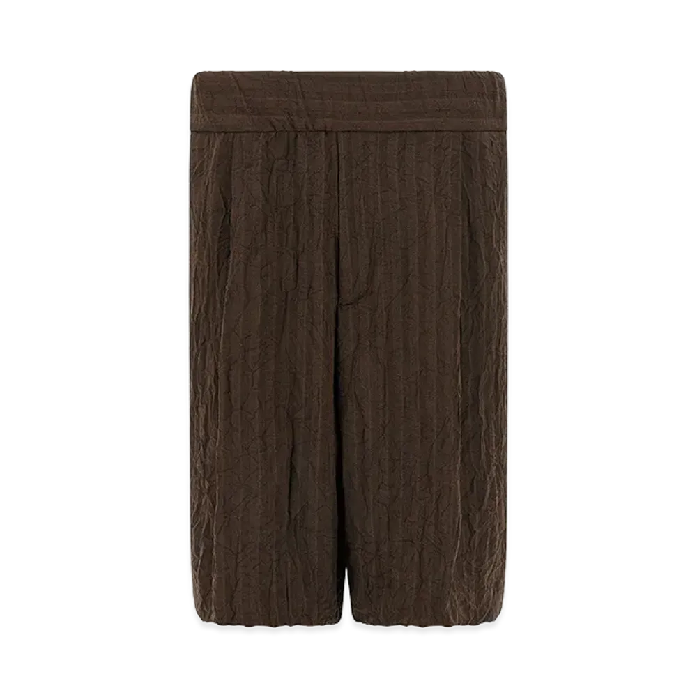 DRIES VAN NOTEN 'Plato' Bermuda Shorts "Brown"